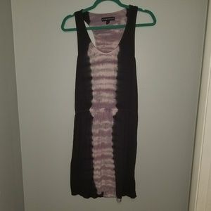 Tie dye lavender print racerback dress